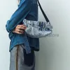 Borse a tracolla Borsa a tracolla di design con cerniera blu denim moda Borsa a tracolla da donna in denim casual Borse da ragazzastylishhandbagstore021