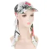 Bérets Dames Chapeau Mode Hijab Cap Floral Stretch Multicolore Base Musulmane N E D Profil Pour Hommes Bon Guy