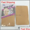 Wig Caps Deluxe Cap 24 unità 12Bags Hairnet per produrre parrucche Black Brown Stocking Liner Snood Nylon Me Qylnyf Babyskirt9837474 Drop dhji4