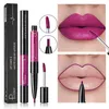 Rossetto 16 colori Rossetto liquido Labbra rosse opache Trucco Rossetto impermeabile Lunga durata Nude Purple Lip Liner Matita Matt Lip Gloss 231017