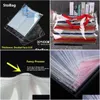 Present Wrap Gift Wrap Stobag 100st 30x40cm transparent självhäftande plast OPP -återförslutbara polycellofankläder