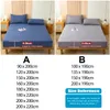 bedspread防水装備したシート厚くなったマットレスカバーステイン予防格子縞のベッド換気ベッドスプレッド231017