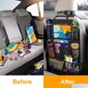 Siège arrière 2 pièces organisateur de voiture 9 poches de rangement avec support de tablette tactile protecteur pour enfants accessoires pour enfants livraison directe Dhnzy