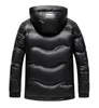 Doudoune Parkas pour hommes, manteau d'hiver avec capuche, doudoune, hauts coupe-vent, vêtements d'extérieur noirs, pardessus chaud XL 2XL 3XL 4XL