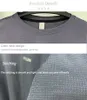 男性S Tシャツクイックドライ通気性Tシャツスポーツトップトレーニングトレーニング服ロングスリーブランニングジムアクセサリーメンフィットネス231018