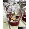 Christmas Decorations 2023 Edition C Classics Red Snow Globe With Per Bottle Inside Crystal Ball For Special Birthday Novelty Vip Gi Dhpbk