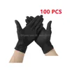 Gants de nettoyage rose jetables 100 paquets de poudre de nitrile latex non stérile alimentaire salon de beauté cuisine ménage 230809 livraison directe Hom Dhohy