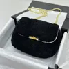 양고기 머리 체인 크로스 바디 백 여성 핸드백 지갑 고품질 숄더백 금 하드웨어 편지 버클 플랩 메신저 백 디자이너 지갑