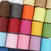 Fabric and Sewing 280 Meter Colorful Threads Natural Raffia Straw Yarn For Bag Handbag Cushion Basket Hat Knitting Material Crochet Handcraft 231017