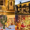 Luzes de corda solares para exteriores Luzes solares LED alimentadas por luzes de fadas decorativas de Natal com 8 modos de luz à prova d'água para decorações de festas de quintal ao ar livre