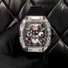 RicharsMilers Montre Mécanique Mouvement tourbillon Montre suisse ZF usine Montre Top Qualité Mouvement Suisse Montre Cadran En Céramique avec DiamonFAFT