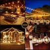 Juldekorationer LED G40 BALL STRING LIGHTS Vattentät utomhus Garden Garland String Lights Terrace Garden Pub Christmas Party Decoration 231017