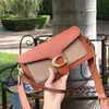 Женская полосатая дизайнерская сумка-мессенджер с ручкой, роскошная сумка-тоут, кожаная сумка-багет, зеркальная качественная квадратная модная сумка через плечо, модная сумка-бродяга