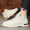Boots Men Combat Men's Outdoor Luxury Shoes Fashion Leather 2023 Spring Sneakers Ankle Winter White 231018
