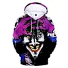 Haha Joker Felpa con stampa 3d Felpe con cappuccio Uomo e donna Hip Hop Divertente Autunno Streetwear Felpe con cappuccio Felpa per coppie Vestiti SH1907277E