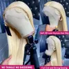 Synthetic Wigs Wiggogo Blonde Hd Lace Wig 13X6 Human Hair 613 Hd Lace Frontal Wig 13X4 Bone Straight Lace Front Wigs Human Hair Glueless Wigs Q231019