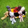 Poupées en peluche 18-20CM ours en peluche, jouets mignons pendentif poupées cadeaux d'anniversaire décor de fête de mariage 231019