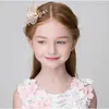 Accessori per capelli Bambini Farfalla Fascia Principessa Ragazza Tiara Spilla in pizzo Decorazione Damigella d'onore Copricapo da sposa Bambini 231019