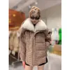 Womens Fur Faux Winter Jacket Women With Hood Warm Fashion High Quality In Outerwear Selling Jackets 231018