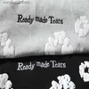 Męskie bluzy bluzy 3D Piana drukarnia bluza mężczyźni kobiety Wysokiej jakości polarowe haftowane bluzy graffiti gotowe łzy z kapturem T231019
