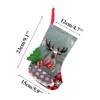 Juldekorationer Julen Merry Socks Decoration 2022 Nyår Julgran Pendant Big Candy Gift Bag Julstrumpor x1019