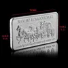 1 TROY OZ BARRE PLAQUÉE ARGENT SCELLÉE STAGECOACH Autres arts et métiers Rpqsr