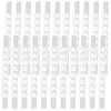 Sacs de rangement 50 pcs bande adhésive cintre anti-dérapant en plastique poignée en bois gel de silice poignées de vêtements en silicone