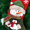 Noel Dekorasyonları Yeni Noel Çorap Dekorasyon Çorapları Hediye Çantası Noel Ağacı Askı Noel Dekorasyon Hediyesi X1019