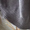 Blankets Chunky Cable Knit Throw Blanket Lightweight For Sofa Couch Bed Baby Nursery Rustic Shabby Chic Farmhouse Grey