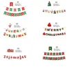 Juldekorationer banners pappersflaggor Santa Claus Snowmen Deer Trees Bungalows Gardens and Merry Decorations 231013