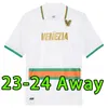 23 24 Venezia FC Soccer Jerseys Home Black Away Third Aramu Forte Venice 2023 2024 Busio 27＃フットボールシャツAdukt Kids Kit Uniform Child Men Kids Full Kits