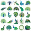 50 pcs cartoon animal peacock graffiti creative stickers PVC personality trend waterproof car decoration