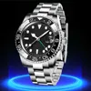 Rolaxs Watchs Mens Watch Cola Pepsi GMT 3186 Movement Premiumバージョン904L防水輝度サファイア5A品質自動40mmモントレデュルクスジュールにはロゴがあります