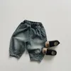 Jeans Baumwolle Frühling Herbst Kinder Jeans Jungen Denim Hosen Casual Kleinkind Tragen Retro Koreanische Hosen Kinder Kleidung Für 1-8Y 231019