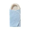 Couvertures Born Baby Sac de couchage Swaddles Wrap Soft Couverture de réception confortable