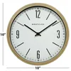 Wall Clocks Quartz Accuracy 10" Easy To Read Blonde Woodgrain Finish Clock 32886O