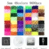 Poppenhuisaccessoires 24/48/72 kleuren boxset hama kralen speelgoed 2,6/5 mm perler educatief Kinderen 3D puzzels diy speelgoed lont kralen pegboard vellen strijken pa 231019