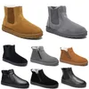 Unbranded cotton boots mid-top men woman shoes brown black gray outdoor color3 winter