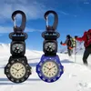 Montres de poche montre à Quartz créative légère mousqueton Clip sport randonnée pour la vie quotidienne