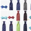 Bow Ties Tie Customization Link Customized Men's Necktie Printed Jacquard Polyester Pure Cotton Silk Bowtie Spot Wholesale Business Daily