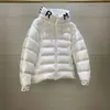 Mens Monclear Black Puffer Jacket Down Jacket White Duck Down 패딩 코트 야외 유지 따뜻한 겉옷 콜드 푹신한 후드 코트 플러스 크기 5xl 두께 코트 스노우 코트