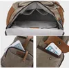 Backpack RUIL Canvas Casual Waterproof Men Travel Outdoor Large Capacity Mountaineering Bag Computer Bags