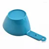 Outils de mesure 4 pièces/ensemble mesure Portable cuisine cuillères et tasses en plastique coloré ensemble de cuillères de cuisson de farine