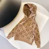 Pulls de créateurs Tout-petits enfants pull à capuche vêtements bébé sweats à capuche pour garçons filles tricoté style de mode lettre à manches longues