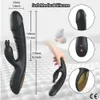 Vibradores Vibrador de conejo para mujeres Potente punto G Estimulador de clítoris femenino Recargable Vibrador Silencioso Consolador Productos para adultos Juguete sexual 231018