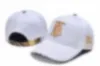 2024 Luksusowy baseballowy haftor haftowa męska i damska moda unisex litera b czapki dopasowane wszechstronne słoneczne kapelusze zwykłe czapki B1-21
