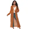 Kadın Ceketler Kış Kadınlar için Kış Boyutu Giysiler Sonbahar Uzun Kollu Açık Kape Sıradan Ceket Bluz Kimono Ceket