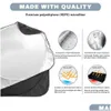 For Amg Car Sunshade Collapsible Window Film Windshield Visor Er Uv Protect Reflector Sun Shade Benz Cla Gla Cl Drop Delivery Dh9Gp