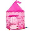 Tentes jouets 7 Styles princesse Prince tente de jeu Portable tente pliable enfants garçon château maison de jeu enfants tente de jouet en plein air 231019