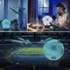 Foosball Soccer Ball Shaped 3D Night Lights 7 Färger Byte LED -bordslampa Fotboll Sportfans Gåvor för Club Bar Home Decoration Kids 231018